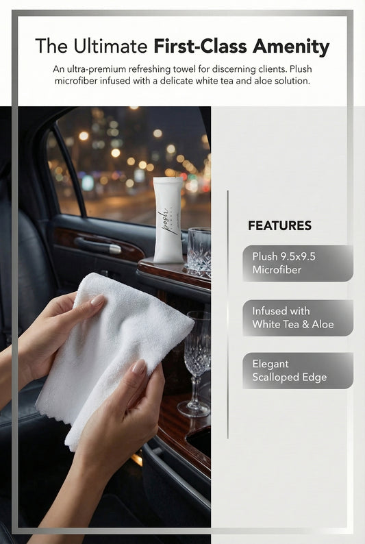 Premium Refreshing Towels - 400 Units (1 Case) | POSH TOWELS™